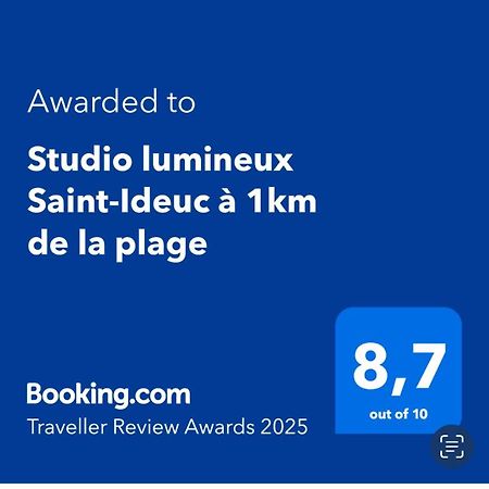 Studio Lumineux Saint-Ideuc A 1Km De La Plage Ngoại thất bức ảnh